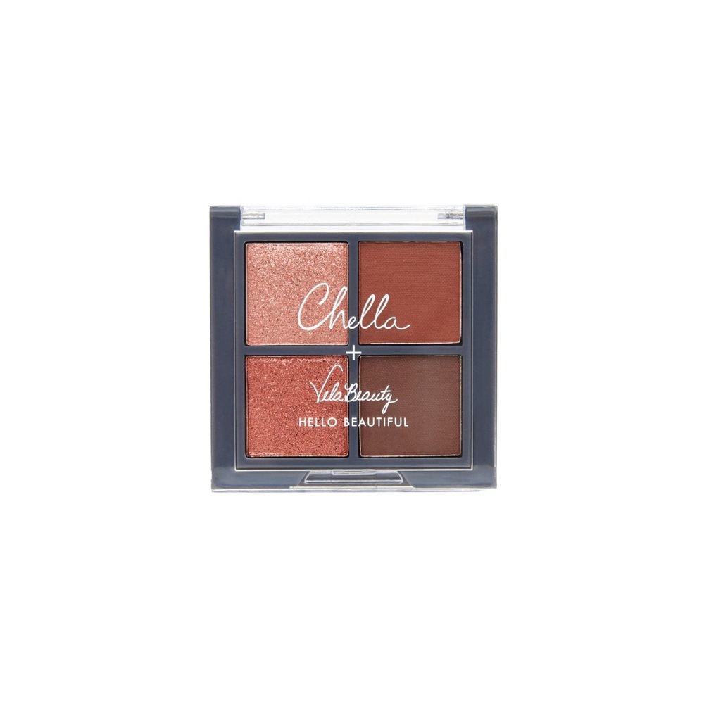 Chella Blushing Rose Eyeshadow Palette, Travel Size Mini Eyeshadow